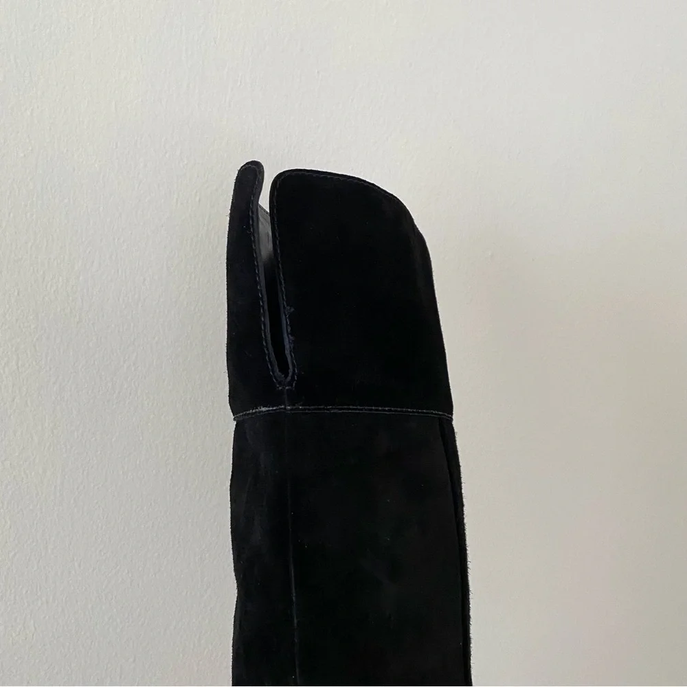 $950 NWOT Ulla Johnson Alps Black Over-the-Knee Suede Riding Tall Boots Size 9.5